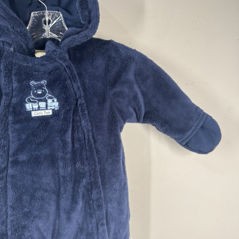 Disney‎ Baby Bunting Winnie the Pooh 6 Months Baby Hooded Warm Fleece Snow Suit - Picture 4 of 16